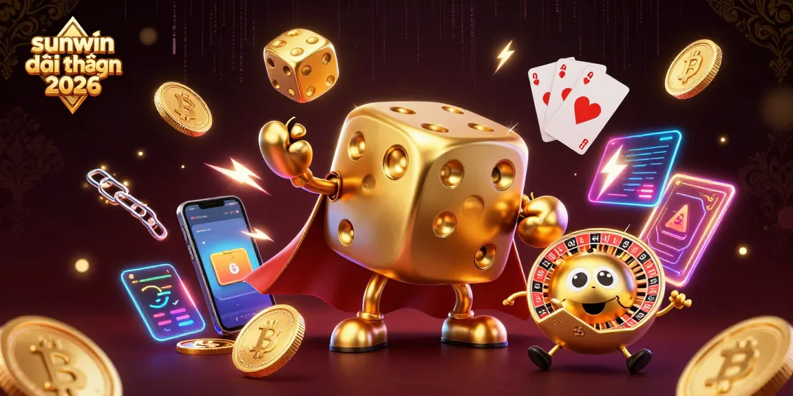 Immerse in sunwin đổi thưởng 2026, where golden dice and crypto coins engage in thrilling games.