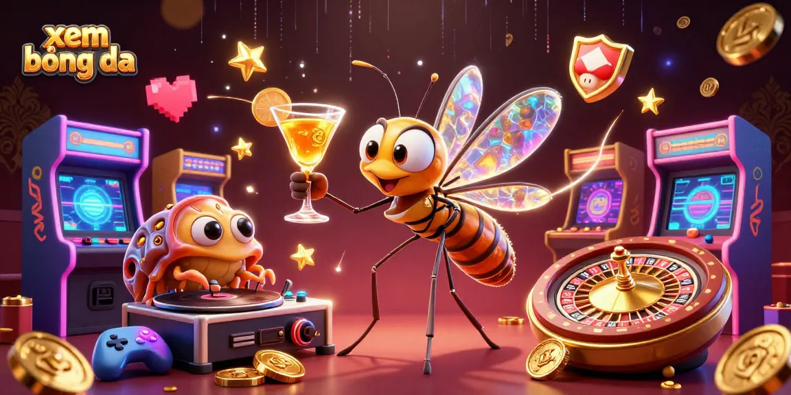 Experience xem bóng đá live with vibrant casino animations featuring engaging characters and elements.